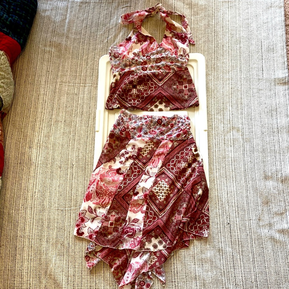 XOXO set skirt and blouse